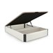 Canapé Luxury S-Max 3D 135x190 Blanco/ Gris