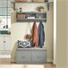 Banco Zapatero con 2 Estantes y 2 Puertas FSR131-HG SoBuy Gris
