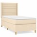 Cama box spring 100x200 Crema