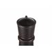 Beliani Fogón de madera TACORA Marron