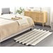 Beliani Alfombra de pelo corto TACETTIN 80x150 Blanco/ Beige