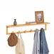 Perchero de Pared con Ganchos bambú FHK06-N SoBuy Madera