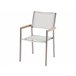 Beliani Conjunto de comedor MALETTO/GROSSETO Blanco/ Gris