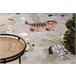 Alfombra FUN Africa para niños animales 80x150 Beige
