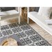 Beliani Alfombra de exterior NELLUR 120x180 Negro