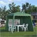 Carpa Plegable Tela Oxford, Acero Outsunny 289x289 Blanco