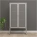 Armario archivador Sund 2 estantes acero Gris