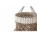 Lampara de Techo Conchas Marron