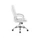 Sillón giratorio Inmaculada en polipiel Blanco