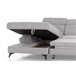 Chaise longue con cama TITUS Antracita