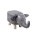 Taburete ELEFANT infantil medida 55x23x27 cm Gris