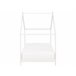 Beliani Cama con somier Madera de pino ORLU 207x94 Blanco