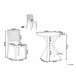 Beliani Conjunto de comedor SERSALE Blanco