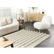 Beliani Alfombra de pelo corto TACETTIN 160x230 Blanco/ Beige