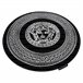 Alfombra HAMPTON Medusa círculo medusa griego 120x120 Negro
