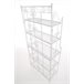 Estantería de 5 niveles para balcón, terraza y salón Estantería de 5 niveles para balcón, terraza y salón Blanco