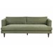 Beliani Sofá de 3 plazas Poliéster JARPEN Verde