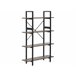 Beliani Estante para libros DARBY Marron