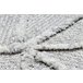 Alfombra SEVILLA Z791C mosaico Franjas Bereber marroquí Shaggy 200x290 Gris