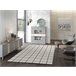 Alfombra con formas geométricas en relieve KARISMA - ATTICGO 133x190 Gris