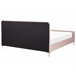 Beliani Cama Terciopelo LUNAN 186x215 Beliani Cama Terciopelo LUNAN 186x215 Rosa Talco