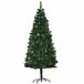 Árbol de Navidad PVC, Metal HOMCOM, hogar - decoración hogareña Verde