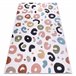 Alfombra FUN Spots para niños lugares 160x220 Multicolor