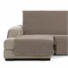 Vipalia Protector Cubre Sofá Chaise Longue Liso Modelo Chenilla Vison