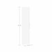 Puerta DRESSING II 218x50x1,8cm Blanco
