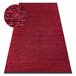 Alfombra FLORENCE 24021 glamour tejido plano flecos 135x190 Rojo