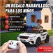 Coche Eléctrico Infantil PP, Acero AIYAPLAY Blanco