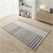 Alfombra de diseño geométrico CRAFT - ATTICGO 160x230 Gris