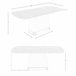 ANGEL CERDA Mesa comedor rectangular y madera Beige