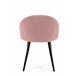 2x Silla tapizada capitoné de terciopelo SJ.077 Rosa