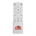 Ventilador de techo VALCANO con aspas y luz led blanco Blanco