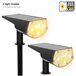 Aktive Foco solar LED 5-10 lúmenes diseño 2 en 1 Negro