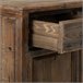 Aparador de madera, 2 puertas, 2 cajones Marron