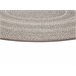 Alfombra redonda geométrica de interior/exterior SILVANA - ATTICGO 120x120 Gris Claro