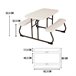 Mesa plegable picnic ultrarresistente infantil LIFETIME 82,5 x 90 x 53,5 cm UV100 Crema