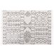 Beliani Alfombra de pelo corto ALKENT 160x230 Blanco/ Beige