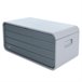 Baúl exterior ultrarresistente c/tapa abatible Lifetime Gris