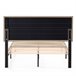 Estructura de cama tapizada Rosi 150x190 Beige