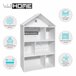 WELL HOME - Mueble infantil de almacenamiento de 2 compartimento Blanco