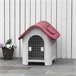 Caseta para Perros PP, Metal PawHut Multicolor