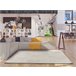 Alfombra geométrica con relieve HL-GEOMETRIC - ATTICGO 80x150 Crema