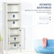 Armario de Baño Melamina de Madera kleankin, hogar - baño Blanco
