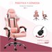 Silla Gaming PVC, Espuma, PP, Metal Vinsetto Negro