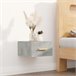 2 Mesitas de Noche de Pared 35 Blanco