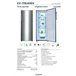 Congelador Vertical Infiniton CV-172L14XEV, 172 l, E, Ciclico, 6 Cajones Inox