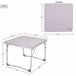 Aktive Mesa plegable pequeña camping antivuelco y ultraligera Malva